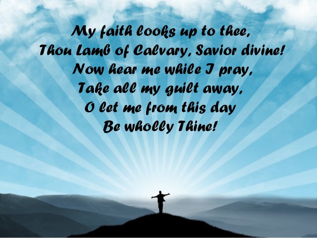 Rose Of Sharon Glorious Ministry International My Faith Looks Up To Thee Hebrews 12 2 Nkjv Says Looking Unto Jesus The Author And Finisher Of Our Faith God Is Set To Do