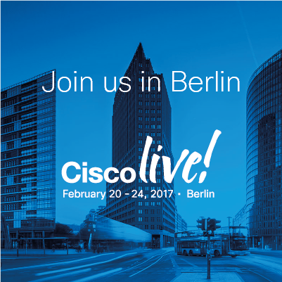 CiscoLiveEMEA's tweet photo. We understand not everyone is able to join us in Berlin but did you know we'll broadcast live from #CLEUR? Feb 21-24 https://t.co/vLp5H5QH4a https://t.co/Q8voua9cOr
