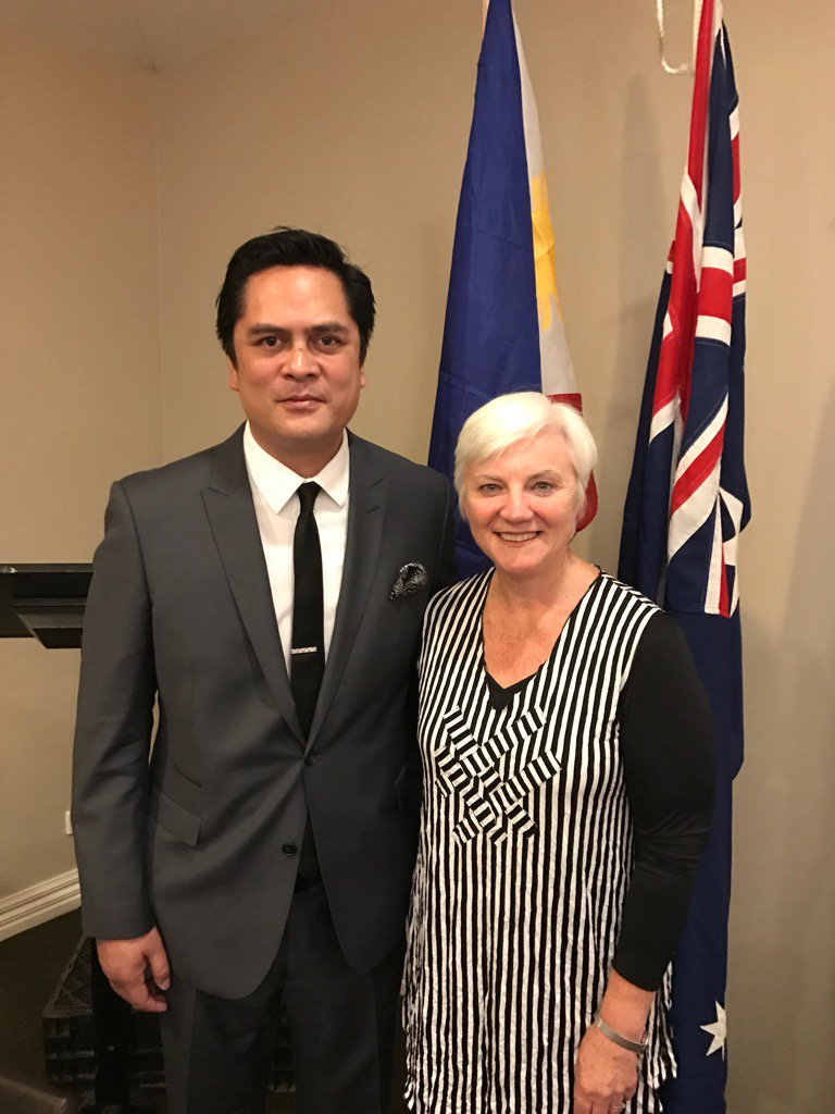 Great to recognise Martin Andanar, TV exec &amp; Minister in the  Philippines Government. Proud FedUni alumnus. #fedun