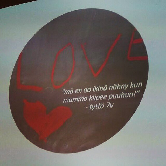 Lastenkulttuuri's tweet photo. #lastenkulttuuri'n Kärkihankeseminaarin antia! #love https://t.co/VQpLGYnHUn