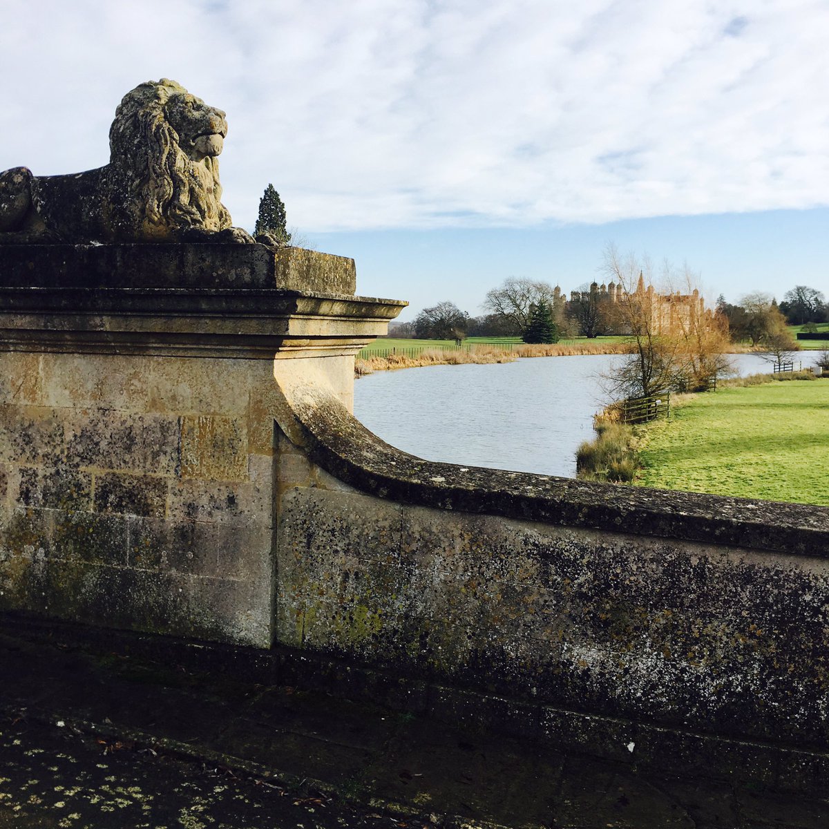 Burghley_HT's tweet image. It's looking suspiciously spring like in the park today! 195 days to go