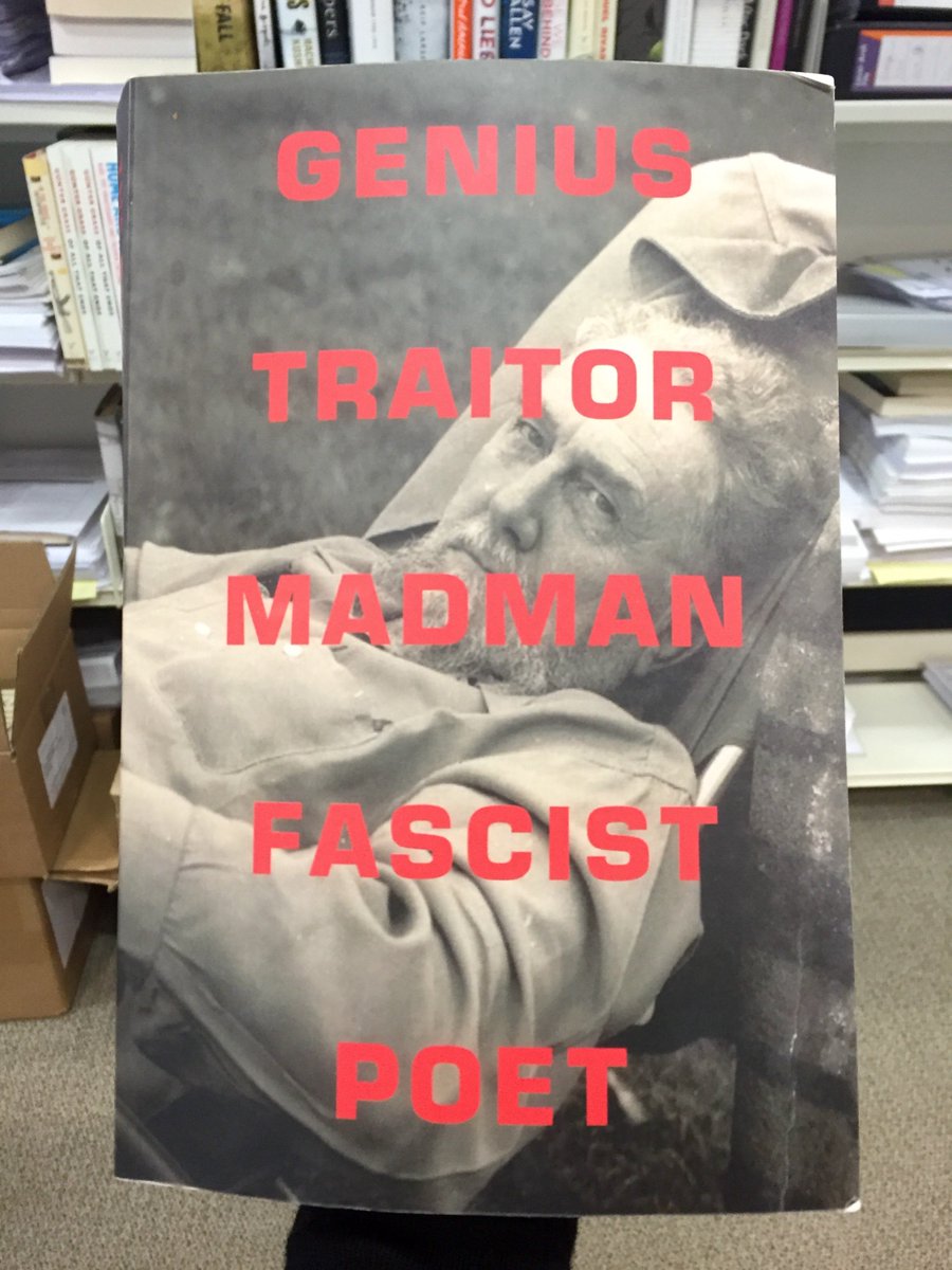 harvillbooks's tweet photo. Who can be described as a TRAITOR, GENIUS, MADMAN, FASCIST &amp; POET? #TheBughouse https://t.co/HSE7sK0WEF