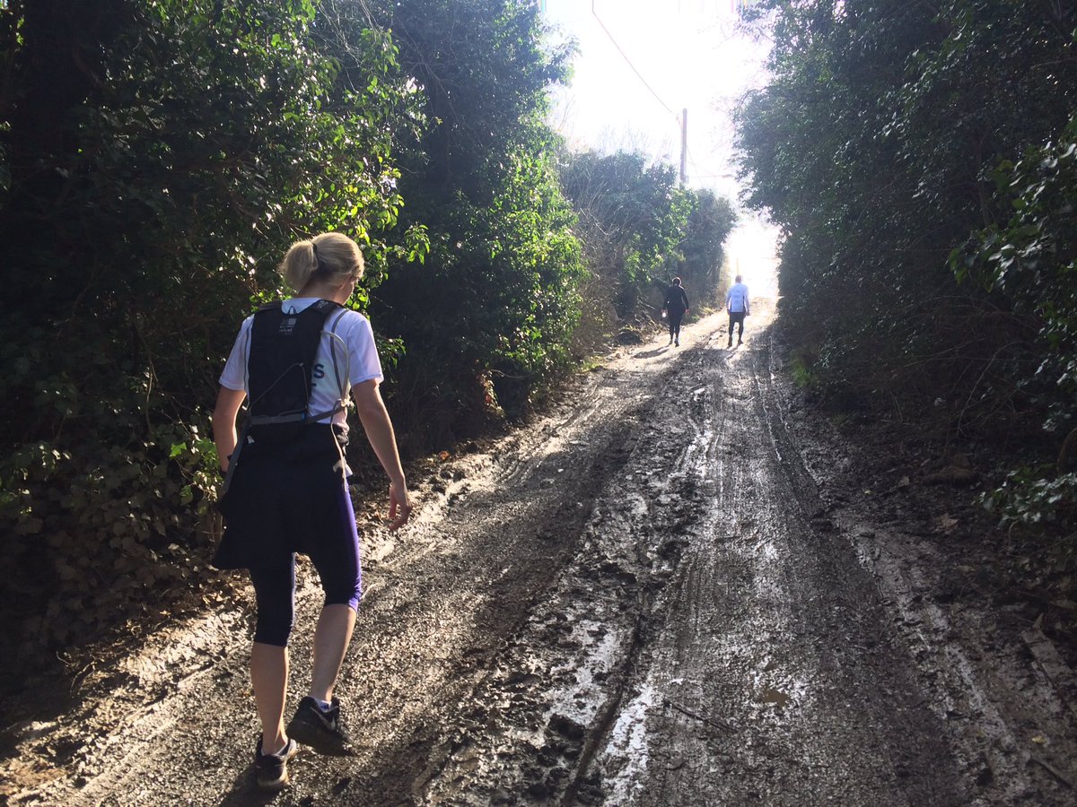 TheIslandRun's tweet photo. We're out testing the course for you all this morning. Safe to say it's a bit soft under foot today! #TheIslandRun https://t.co/l8V2y7UJuZ