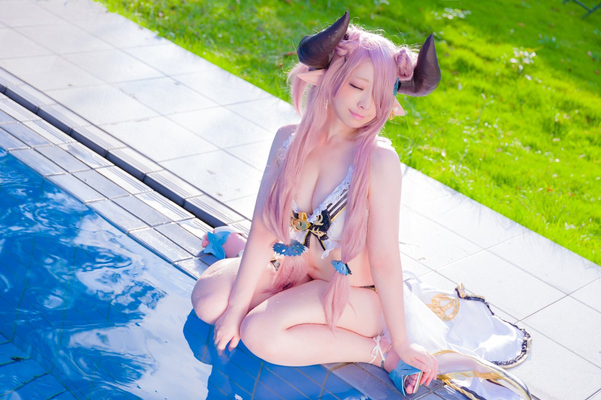 水着ナルメア復刻～！！😊🍉☀️