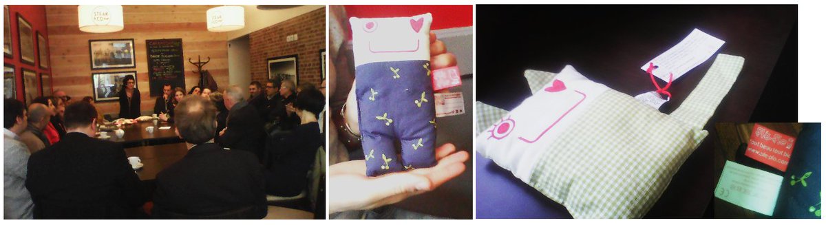 40 entrepreneur(e)s ce matin pour un Café #CEE6 au Restaurant Steak &amp; Co, avec la présentation de ple-plo.com par Chantal DANA.