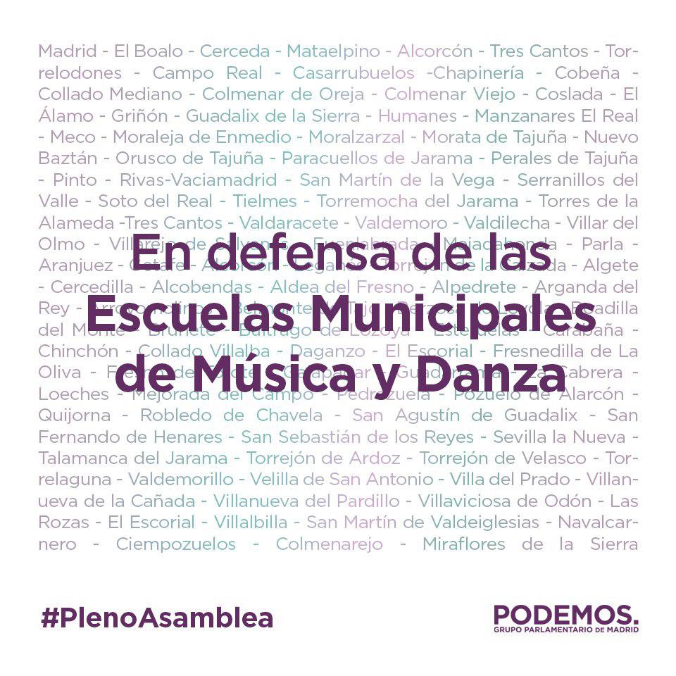 Podemos Comunidad de Madrid tweet media