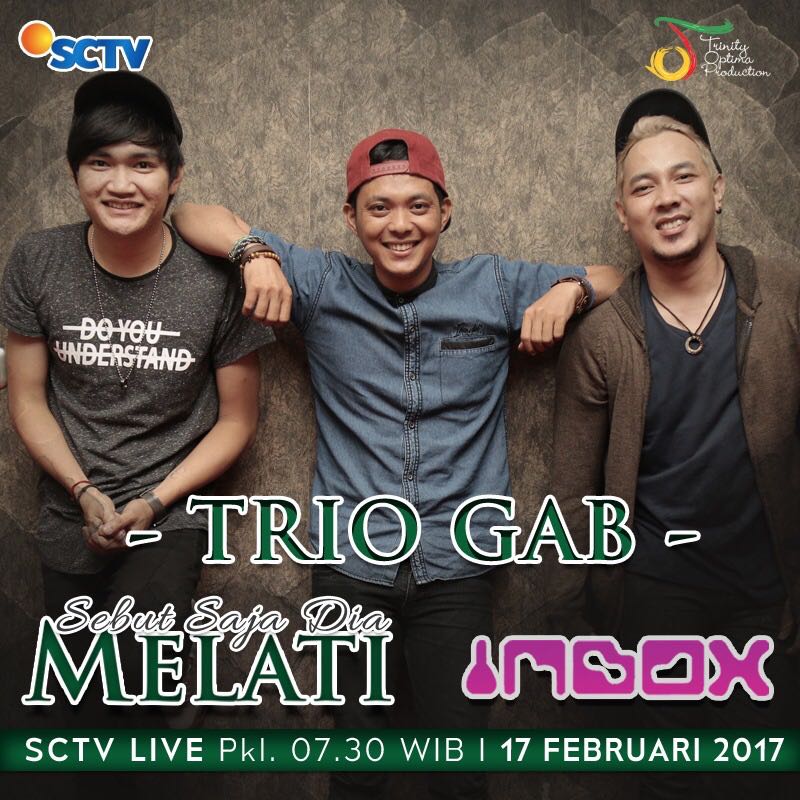 Gamma1_band's tweet photo. Jadwal Interview radio dan live besok, jangan lupa nonton ya #TRIOGAB #MELATI
@Gamma1_band @Bagindas_ @OfficialAdipati https://t.co/QERM8v0pB5