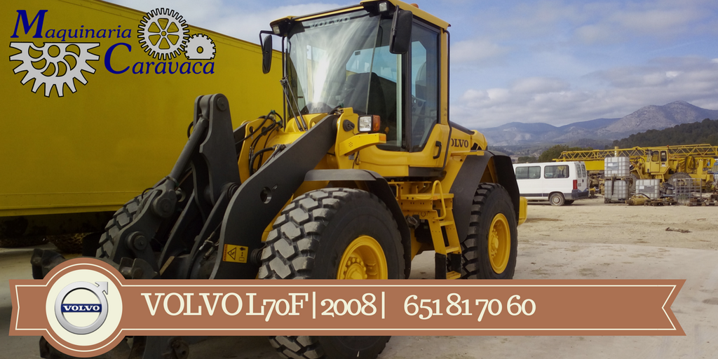 MaquinariaCAR's tweet photo. Pala Cargadora Volvo L 70 F | año: 2008 #Volvo #L70 #Construction #Machinery #Maquinaria #Caravaca https://t.co/NnkTIpYVlL https://t.co/ibYZOOal0Y