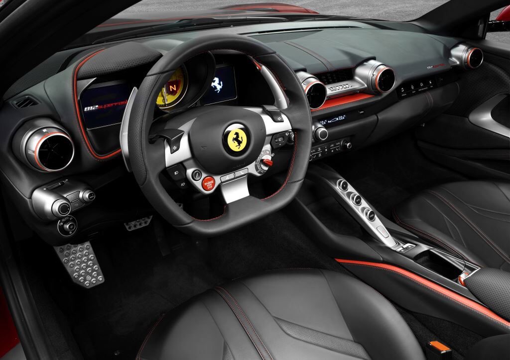 LouisKarsenbarg's tweet photo. The new @Ferrari 812 Superfast has an 800bhp 6.5L V12 and side slip control, utterly bonkers, and completely unnecessary.

I'll take two. https://t.co/cyroBTMhhI