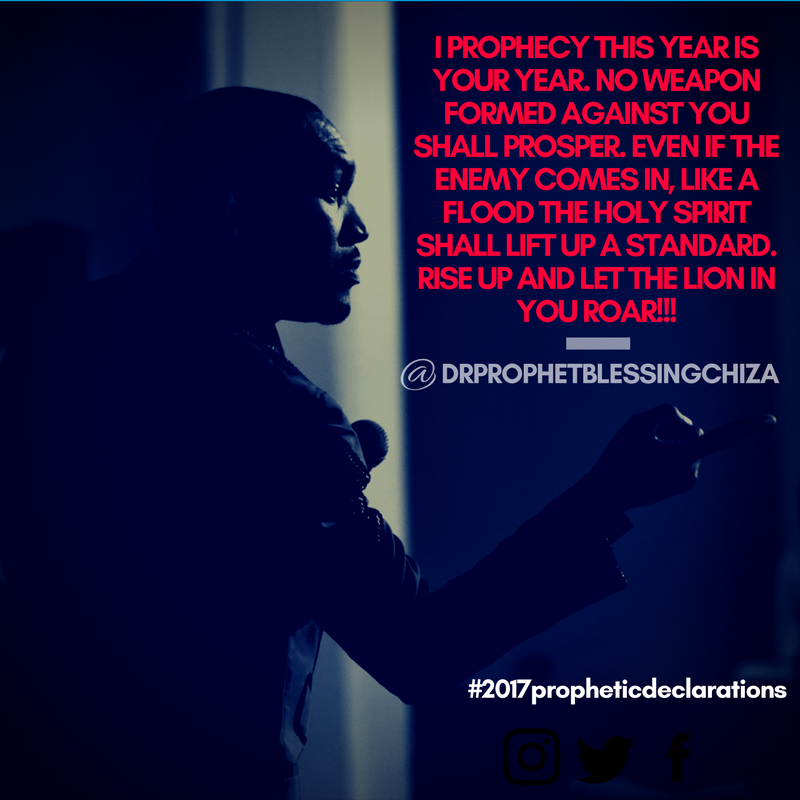 ProphetDrBChiza's tweet photo. Receive it! #drprbc #eaglelifeassembly #2017propheticdeclarations #prosperity #blessings #yearofkingship #letthelionroar #year #success https://t.co/B8yEkD9KGP