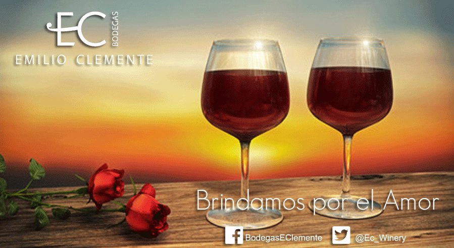 EC_Winery's tweet photo. Disfruta de las ocasiones especiales, siempre acompañado de tu vino, tu vino de siempre, Emilio Clemente. 💕
#EmilioClemente #MesDelAmor https://t.co/9LEB0hUjyZ