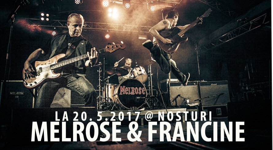 MELROSE &amp; FRANCINE yhteiskeikalla lauantaina 20.5.!! Lippuja saa <a href="/TicketmasterFI/">Ticketmaster Suomi</a> sta hintaan 19,50 € #melrose #francine #rock #rockabilly