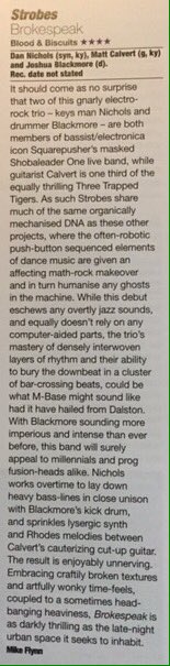 Nice to come off our first UK tour to this 4* <a href="/Jazzwise/">Jazzwise</a> review