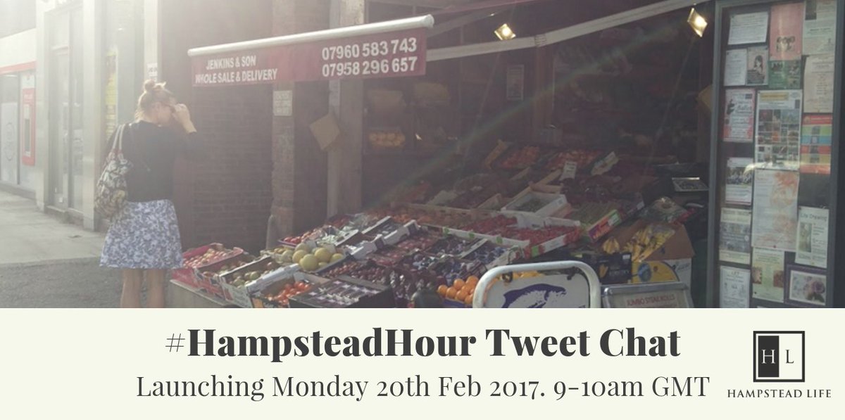 Join our #twitterchat #HampsteadHour. 20th February 2017 9-10am GMT. Schedule in a hi, even if you can't make it this time <a href="/HandHSocHeath/">Heath & Hampstead</a>