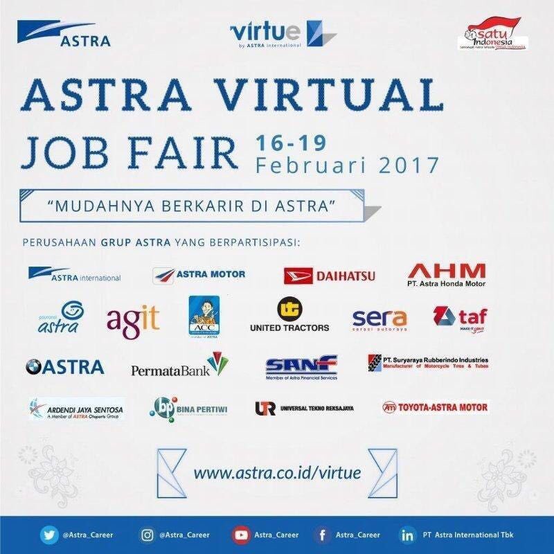 Hello PPIA Unimelb friends! 18 Astra Companies are recruiting. For more information and apply visit astra.co.id/virtue