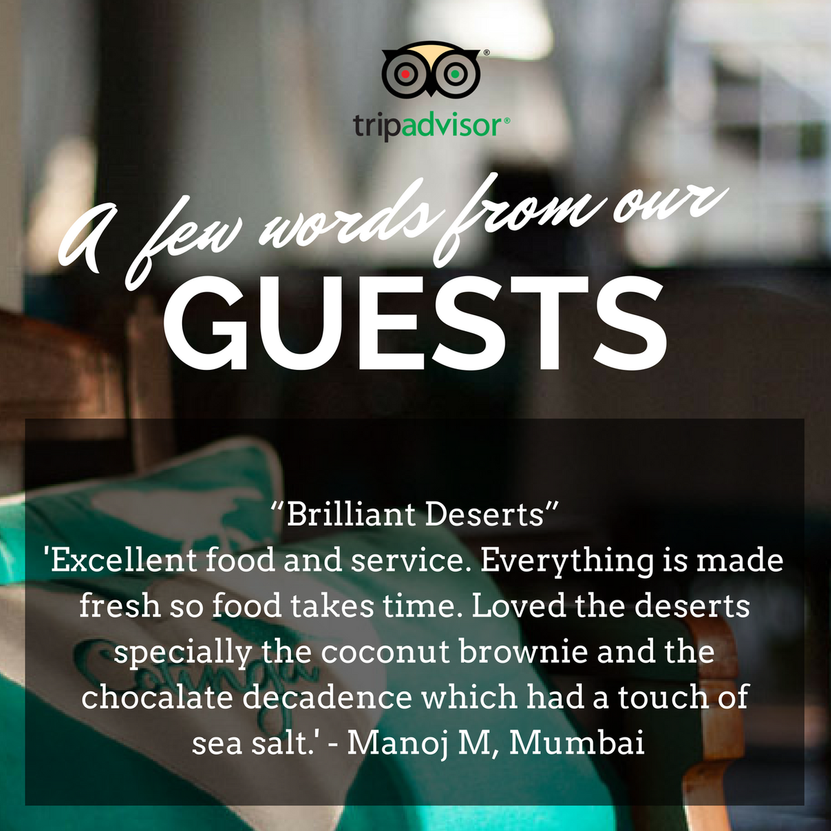 CafeCotinga's tweet photo. We're happy when our guests are happy :)
#cotinga #anjuna #goa #foodingoa https://t.co/ZkkEXmtS1D