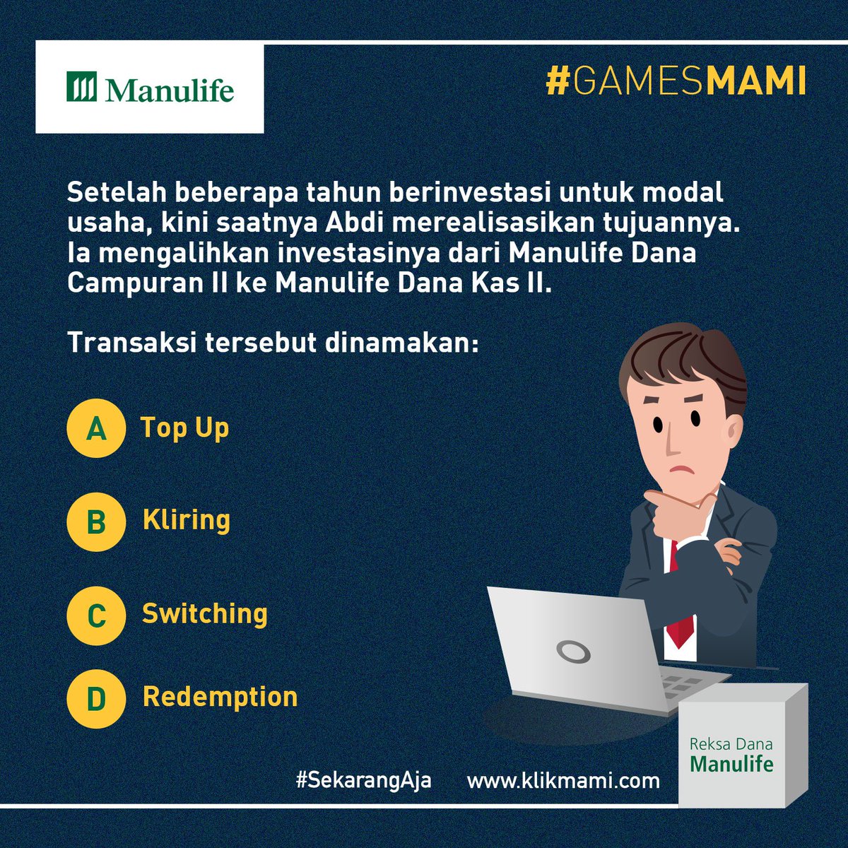 ManulifeRD's tweet photo. Siapa yang bisa jawab #GAMESMAMI ini dengan cepat? ;) #SekarangAja https://t.co/xjMnoSY5WG