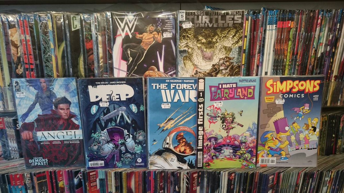 Non-DC &amp; Non-Marvel spread for this week! Deep number 1 &amp; more on the shelf. #comicday #onshelf #boomcomics