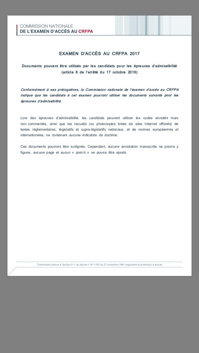 IejUpec's tweet photo. Ainsi que les documents autorisés https://t.co/G7mWw8qUXE