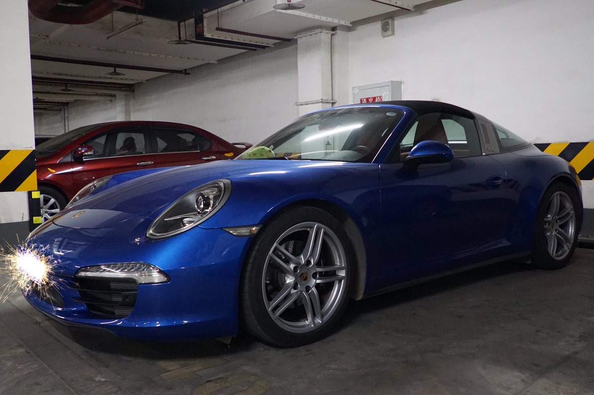 Baronli2016's tweet photo. Ice blue targa! https://t.co/yyQ7bpj1Dt
