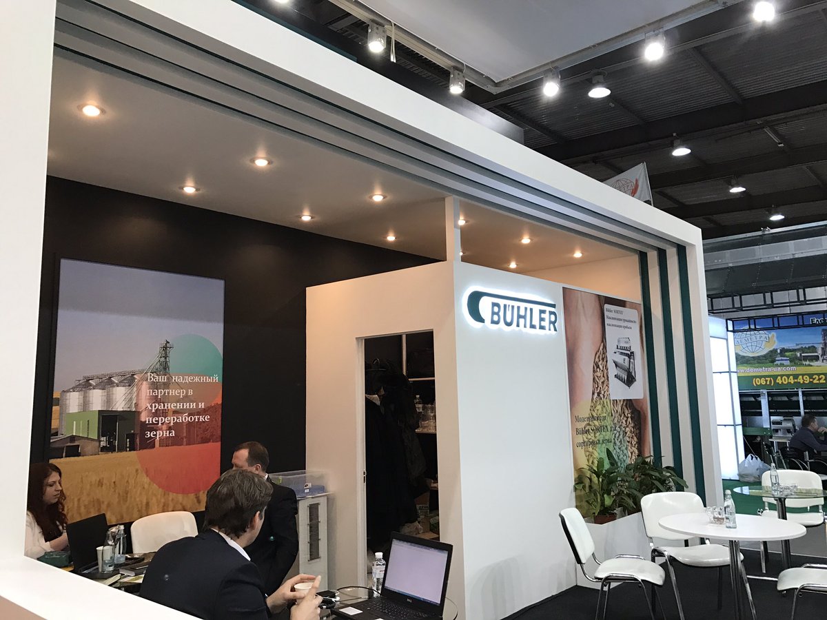 IntlMilling's tweet image. Solutions from Bühler on display at #Graintech Kiev 
@Buhler_Group @MillingandGrain