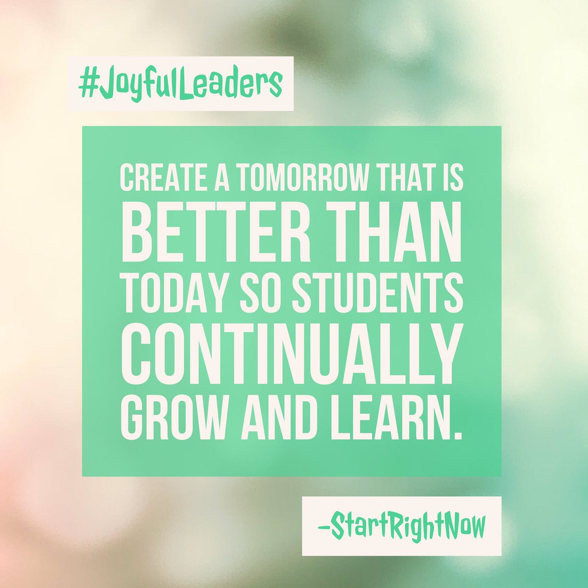 Lindsey_Bohler's tweet photo. #StartRightNow Create a Better Today! #JoyfulLeaders #CompelledTribe #bettertogether #kidsdeserveit https://t.co/imFlrpRE8P