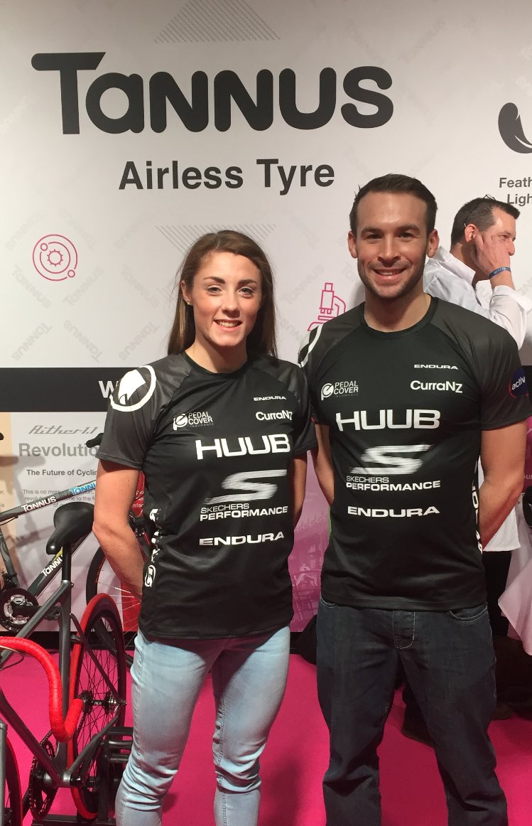 Great Q&amp;A this morning <a href="/londonbikeshow/">London Bike Show</a> @TannusEurope lots of interest in these tyres. We will be here again Sunday. #Triathlon