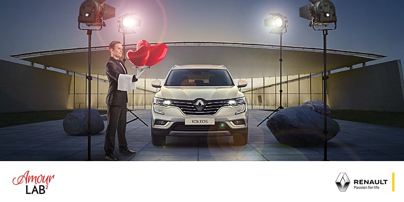 RenaultTurkey's tweet photo. Yeni KOLEOS, Fransız Sarayı’nın tarihi ve romantik atmosferinde gerçekleşecek #AmourLAB’de karşınıza çıkmak için hazır! #loveforhumankind https://t.co/vw3hchmvVy