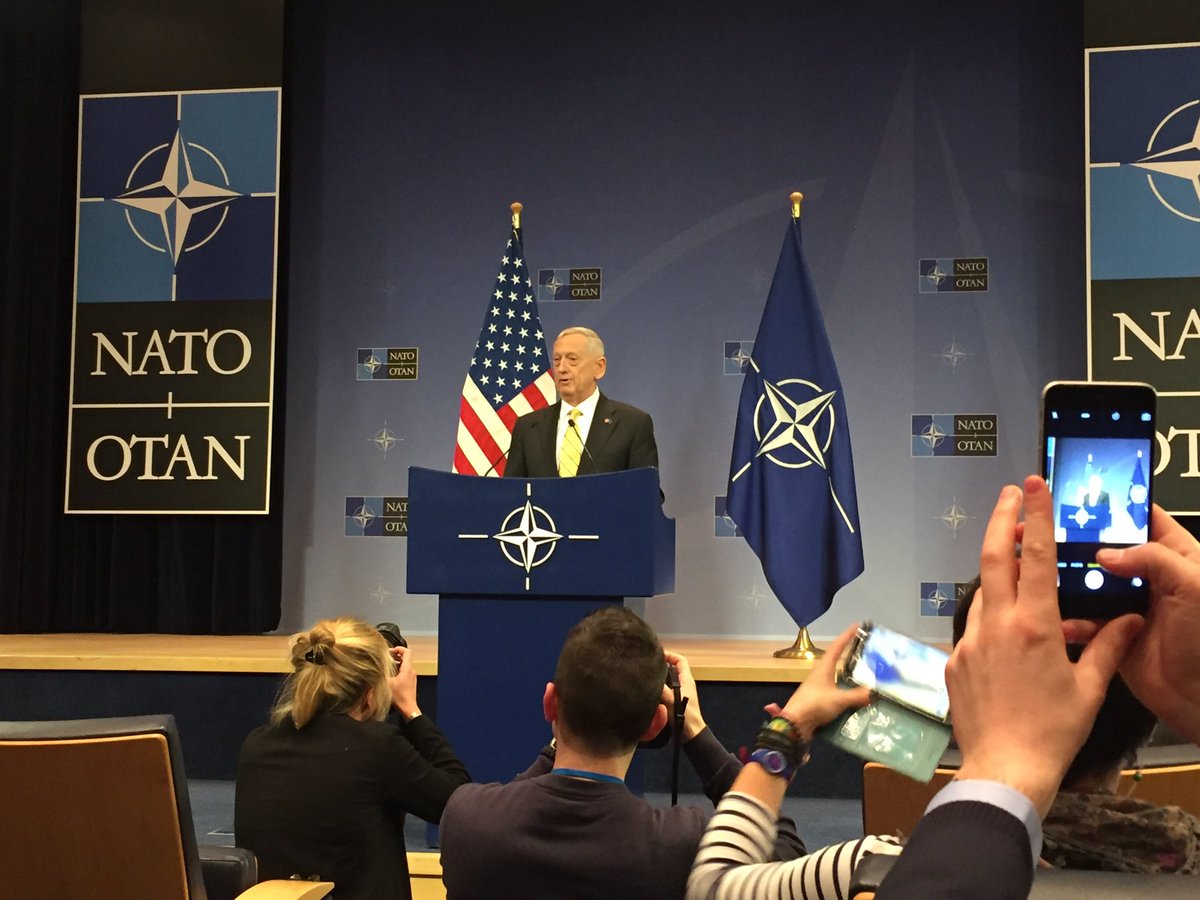 The US commitment to the art 5 is still rock solid #NATO #JamesMattis #USsecretaryofDefence
