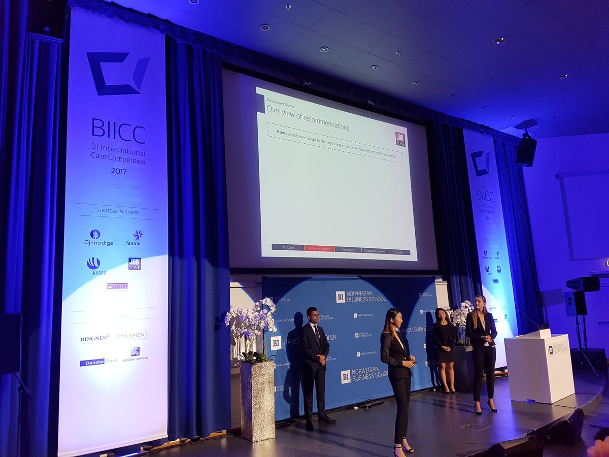KatheArnesen's tweet photo. Bra dag med juryering i BIs internasjonale casekonkurranse om #digitalisering, utrolig imponert over kreativitet og kunnskapsnivå #lovemyjob https://t.co/Vx6sBcv0xX