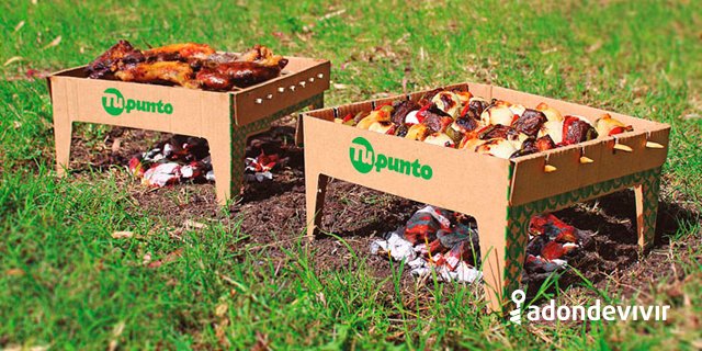 adondevivir's tweet photo. Un grupo de argentinos creó la primera parrilla descartable y biodegradable de cartón, ideal para comer parrilladas en espacios reducidos https://t.co/VGc6Mq7kV2