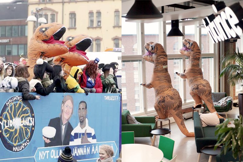 futurice's tweet photo. We're not the last ones left! 😍 Please, help us find the other two, tips to dino-n-tontsa@futurice.com!

#abit2017 #dinosaurs #tampere #tRex https://t.co/l52FPv3hbL