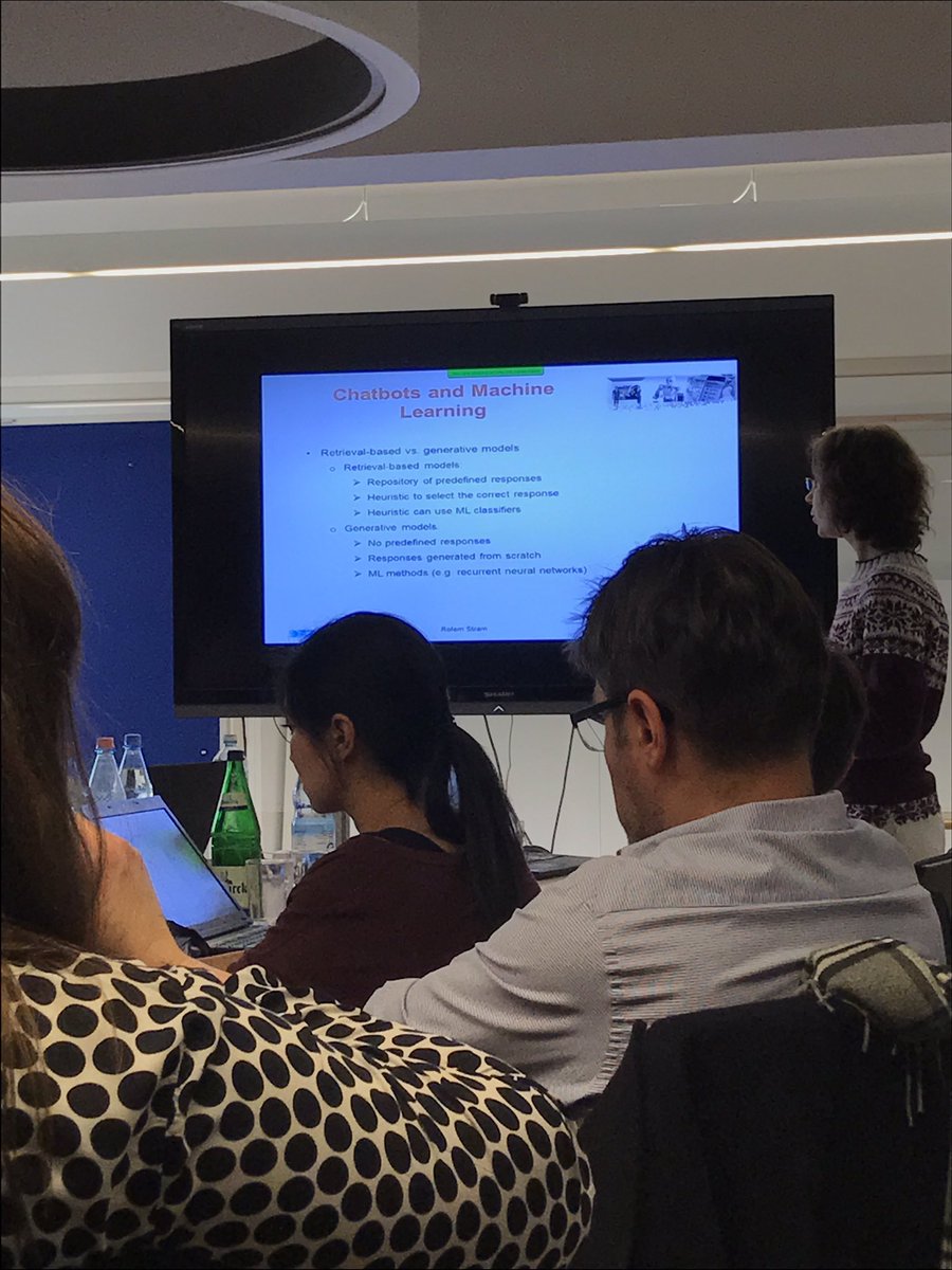 Getting input on chatbots and Maschine learning with #DFKI #dteliza <a href="/martinbaeumler/">martinbaeumler</a>