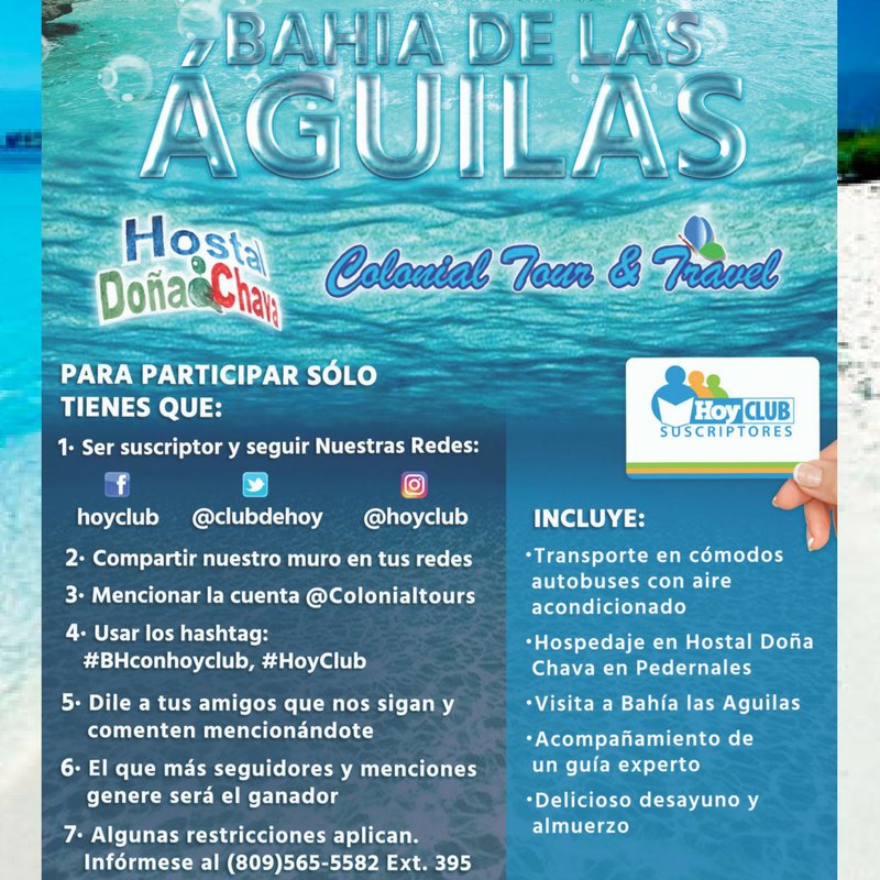 ClubdeHoy's tweet photo. !Hay oportunidad!
Sigue
Reetwitt
Menciona @colonialtour_do 
HTS #BHconhoyclub #HoyClub
Tus amigos que nos Sigan y digan los sigo por____ https://t.co/wNrJwwrtTI