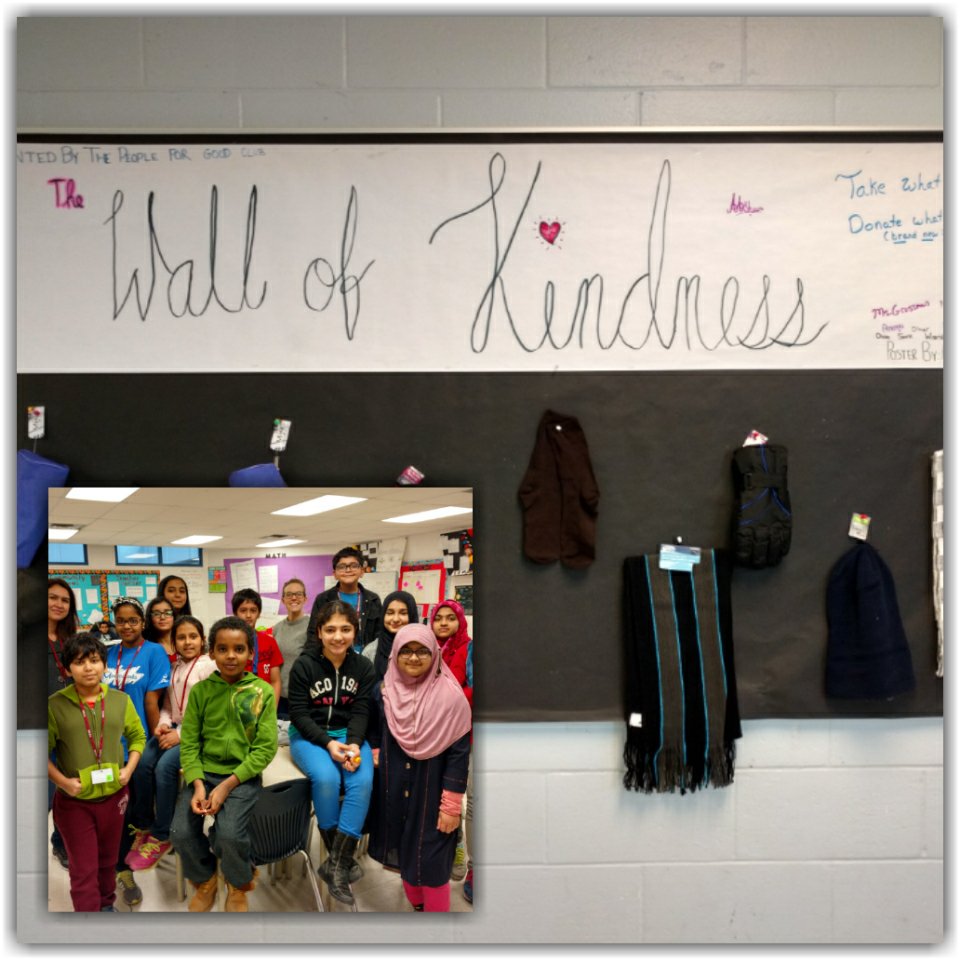 A good morning shout out to our "People for Good" Club &amp; their wonderful wall of kindness!  See them tonight on <a href="/RogersTVToronto/">Rogers tv Toronto</a> at 7:30 PM.