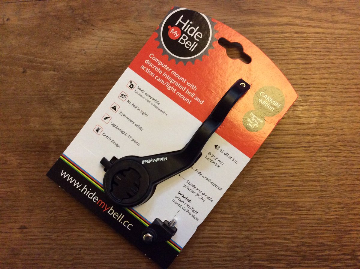 The convient #computermount #actioncamera mount and #bikebell <a href="/hidemybell/">HideMyBell</a> in for reveiw