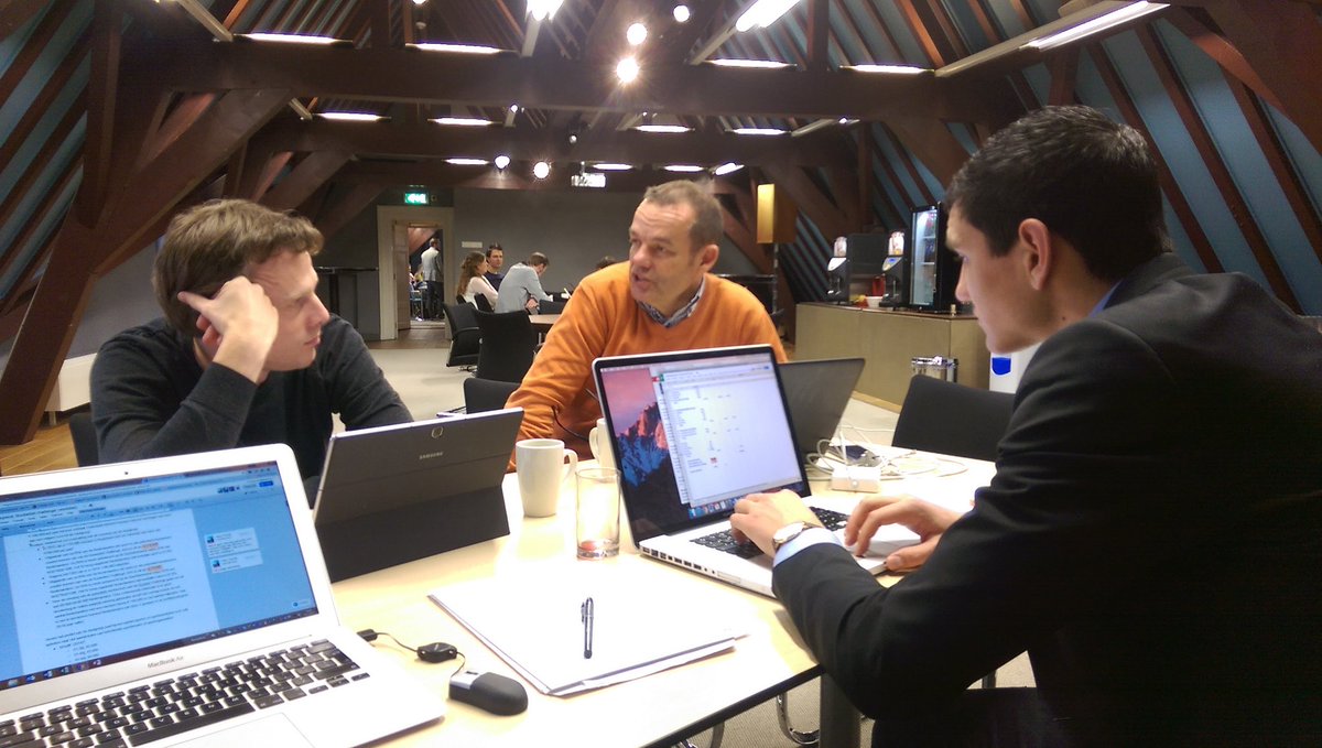 Hard aan het nadenken over ons #highend voorstel in het kader van #digitale strategieën &amp; nieuwe verdienmodellen in sportorganisaties #bosa