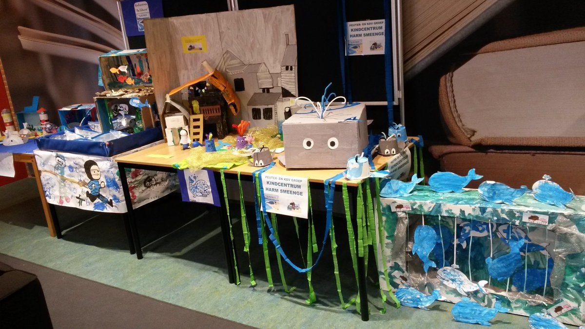 De kindcentra in Beilen hebben mooie werken gemaakt nav voorleesdagen. Kom ze bewonderen in de bibliotheek