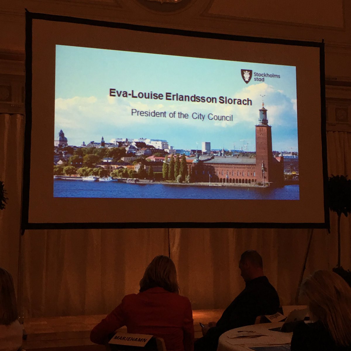 Reykjavik_City's tweet photo. #CouncilPres @Stockholmsstad Eva-Louise Erlandsson Slorach on #PublicParticipation #NordCap2017 @helviestinta #helsinki #SmartCity https://t.co/XqtLNCzuE0