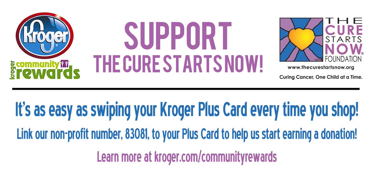 Are you a #Kroger shopper? Link your Plus Card with our charity ID to help us earn donations every time you shop! kroger.com/communityrewar…