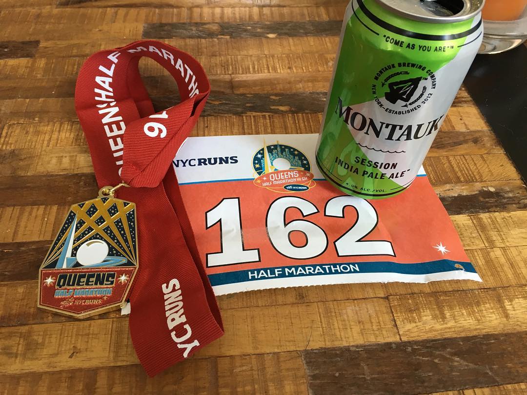 queenshalf's tweet photo. #TBT to last year's Queens Half. This year we're running on the streets!! [photo:@tachyonic.antitelephone] #NYCRUNS https://t.co/LBQvpKoDq6