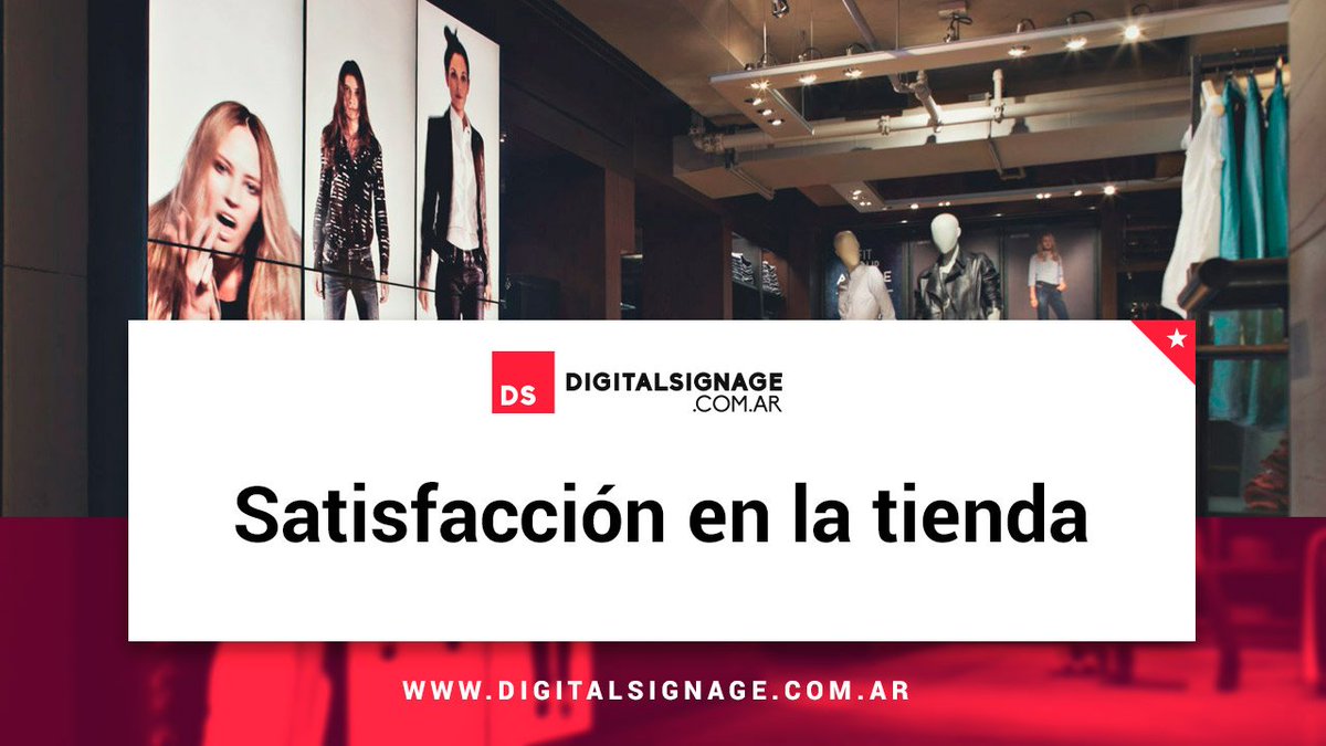DSignageARG's tweet photo. Satisfacción en la tienda - https://t.co/nefisMFDrE - #digitalsignage https://t.co/fDb9ic07ai