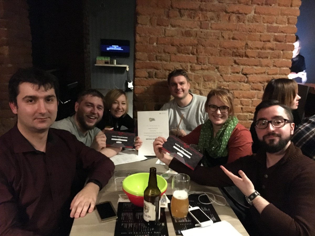 STXNext's tweet image. We did it! STX Next won at 1st #DevQuiz organized by @apptension!
#STXNext
