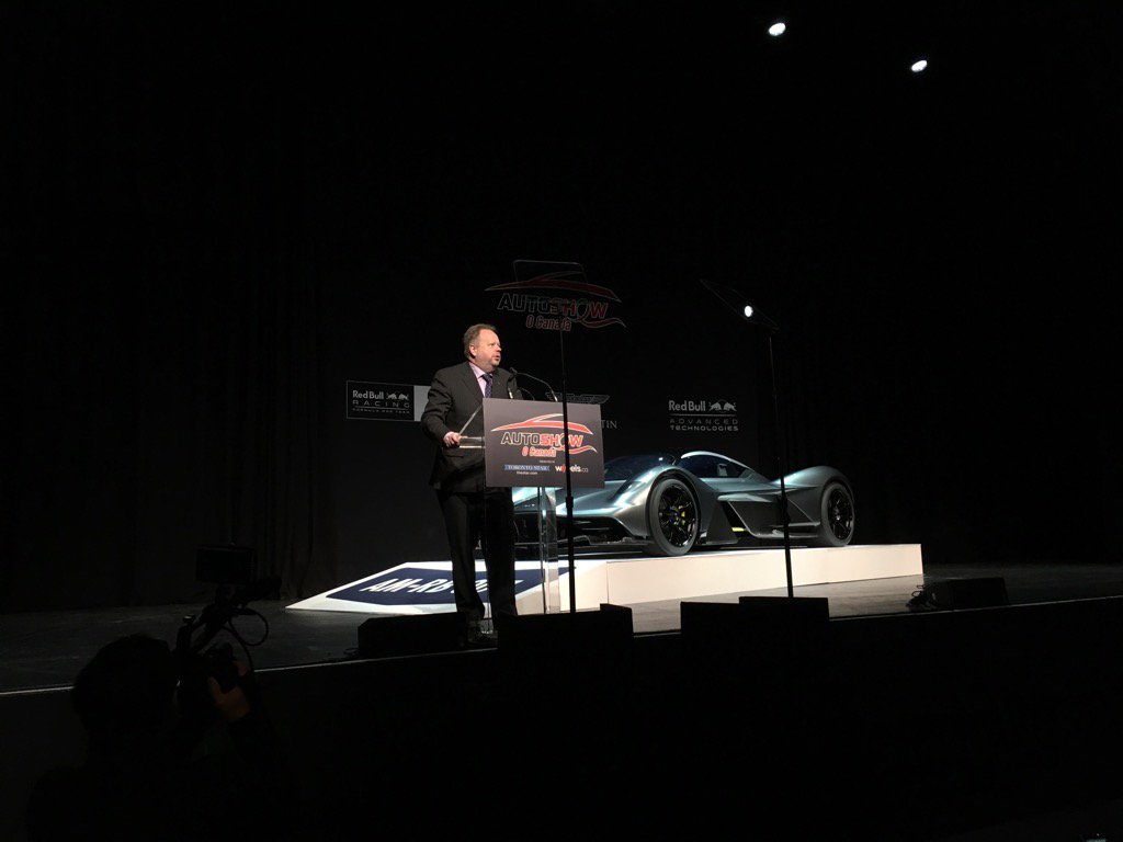 An absolute pleasures to open the Canadian Auto Show <a href="/autoshowcanada/">Canadian International AutoShow</a> in Toronto. I brought a friend too, the AMRB001