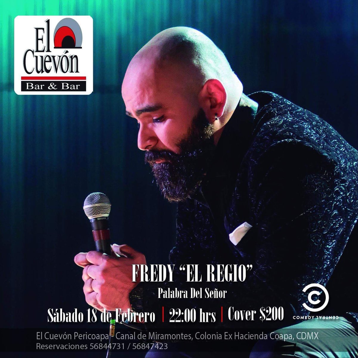 FredyRegio's tweet photo. Shows febrero
19 @ElCuevonDF (Promo)
23 #LunaRoja Xochimilco ft @carocamppos
25 @YorkerMetepec
28 #Comedyantro en apoyo a @marlonshow https://t.co/v56kBFKT7i