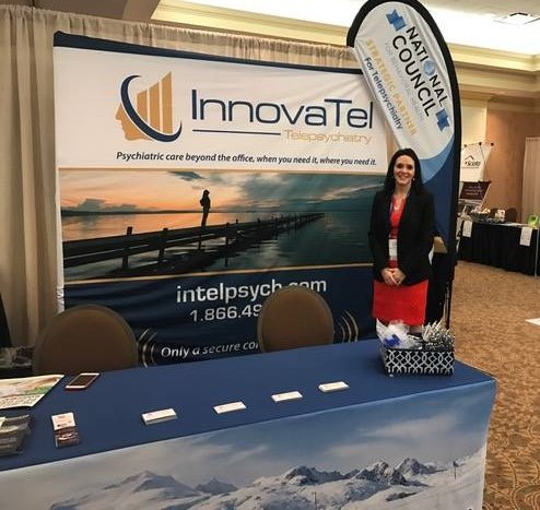 InnovaTel_Team's tweet photo. Lindsay Jeglinski, Clinical Liaison today at the Open Minds conference in Clearwater, FL. https://t.co/0lCzEYtrIr