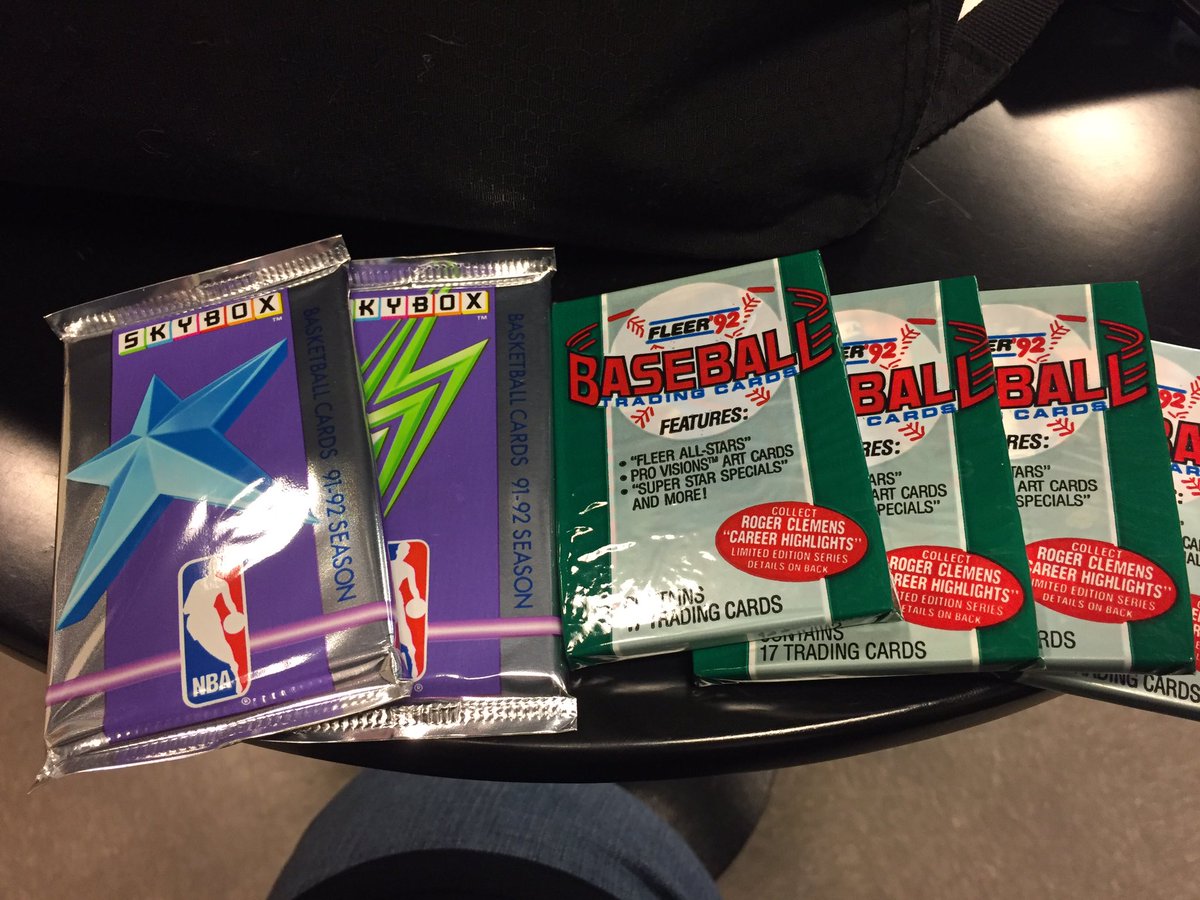 mikeoz's tweet photo. Furthermore, @georgetakata asked that I bring some baseball cards. I did that -- and brought something special. #skyboxforever https://t.co/6WDJE7voax