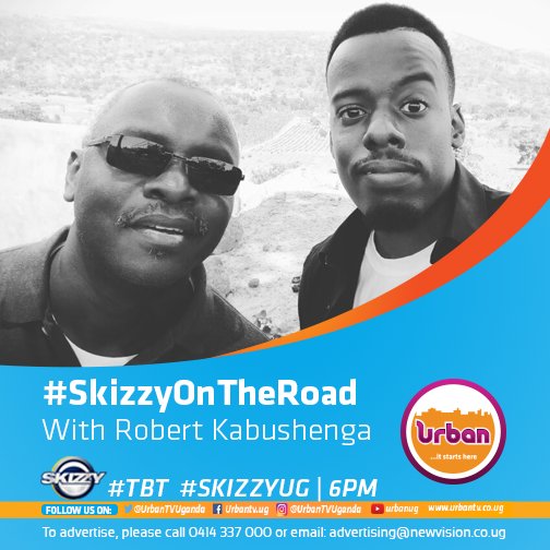 UrbanTVUganda's tweet photo. #SKIZZYUG #TBT Special edition with the @VisionGrp CEO @rkabushenga 
#SkizzyOnTheRoad coming your way at 6pm. Keep it Urban!
cc @TimothyCODE https://t.co/Y0fomxwvya