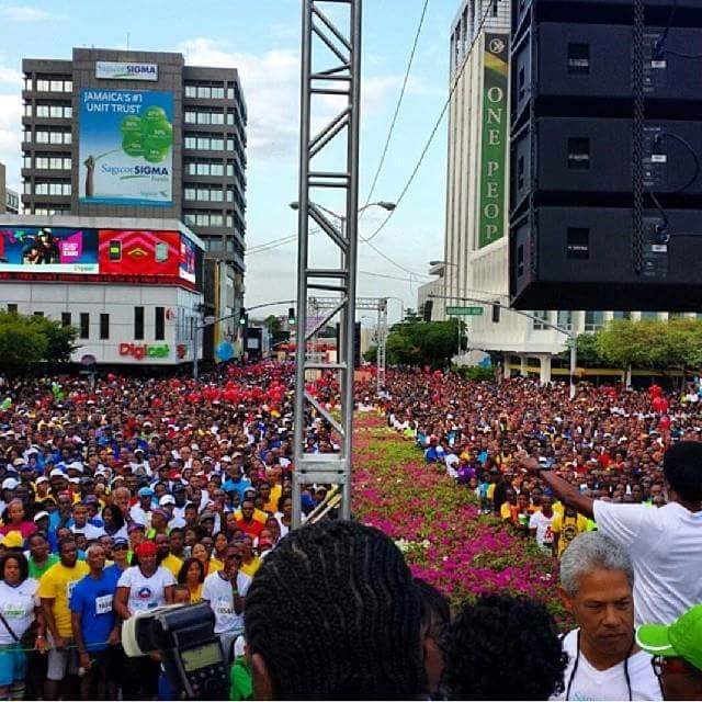 Ladi_K's tweet image. #tbt to #sigmarun #2014 Are you ready for this year's staging?? See you on the road Sunday #sigmarun2017 @SagicorJa