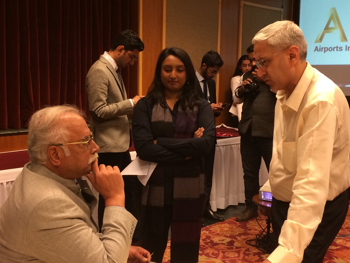 mediaindiagroup's tweet image. Ashok Gajapathi Raju, Minister of Civil Aviation at the launch of Airports India Business Magazine (#AIBM), brought together by #AAI and MIG